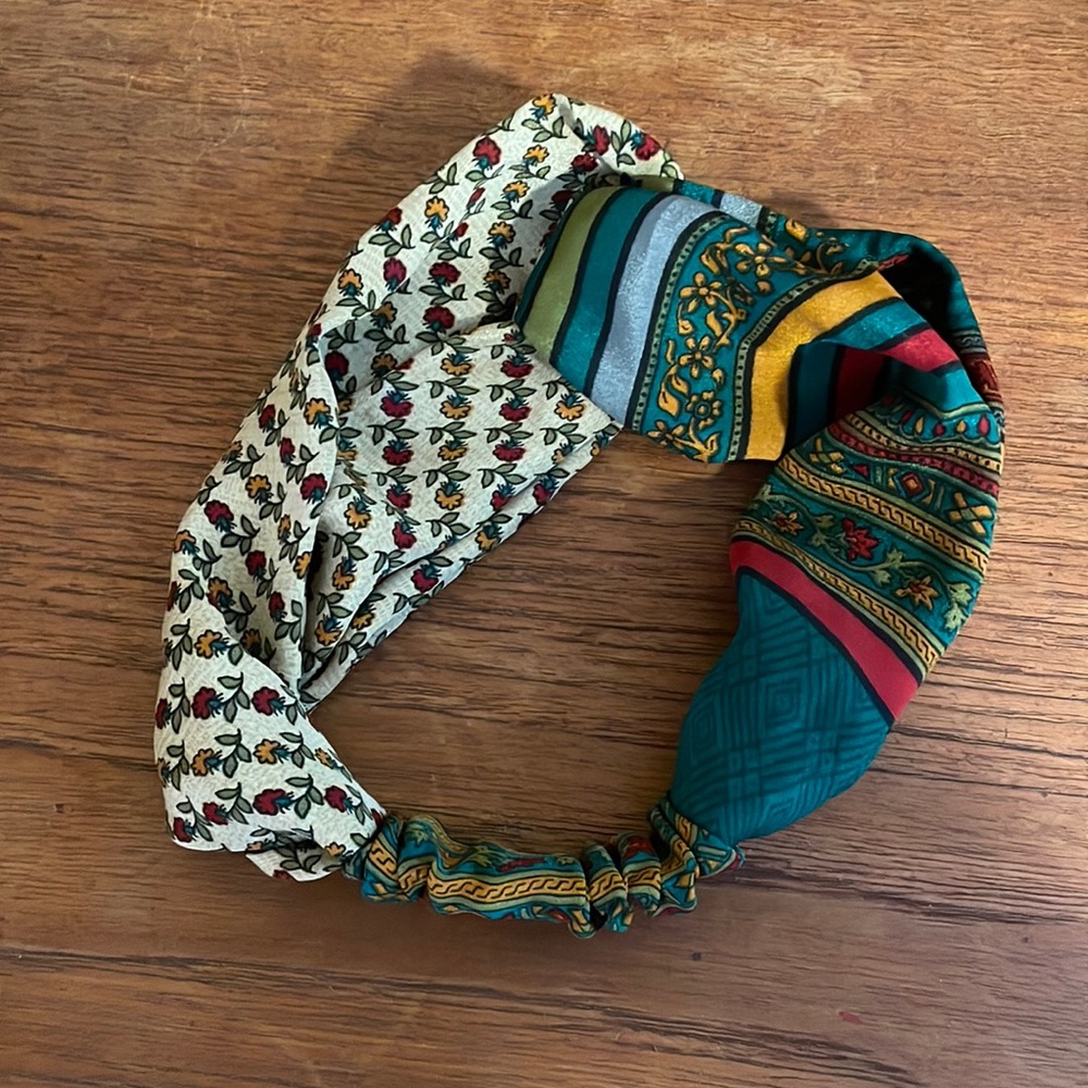 100% Silk Headband